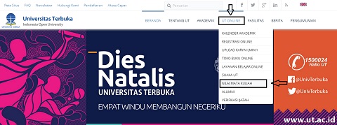 Melihat dan Mengecek Nilai Mata Kuliah / Daftar Nilai Ujian UT di www.ut.ac.id Melihat dan Mengecek Nilai Mata Kuliah / Daftar Nilai Ujian UT di www.ut.ac.id