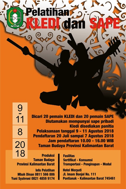 pelatihan kledi dan sape pelatihan kledi dan sape