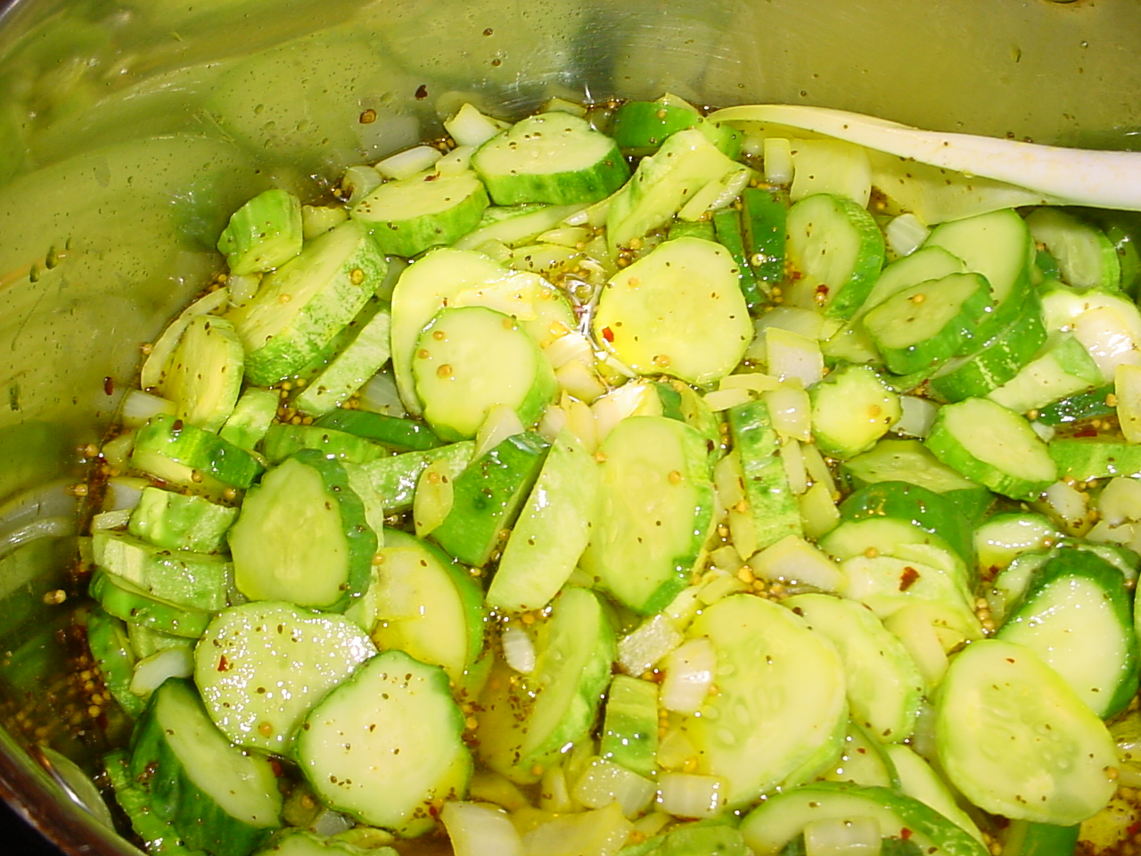 Sweet Mustard Pickles