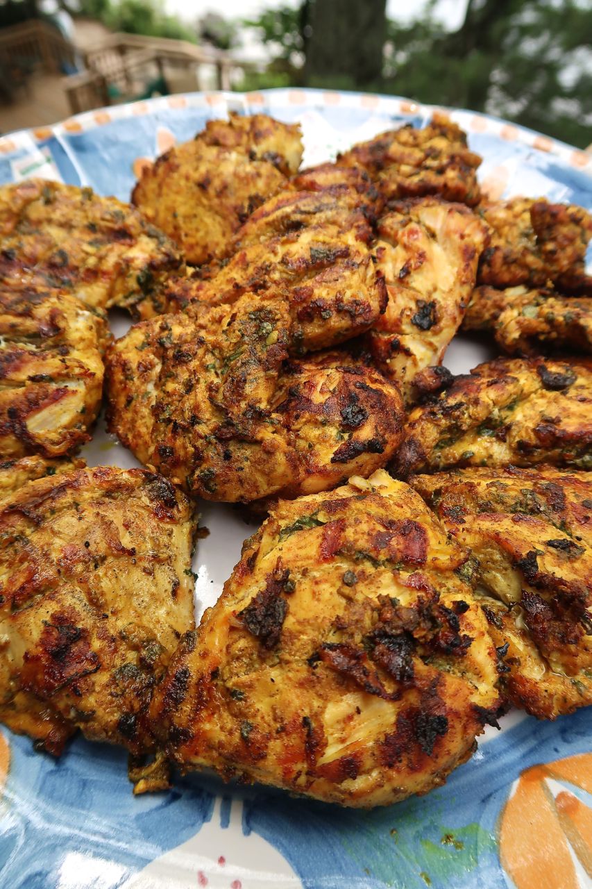 Scrumpdillyicious Grilled Moroccan Chicken Breasts