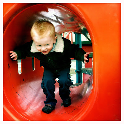 Porter Playing at the Playground