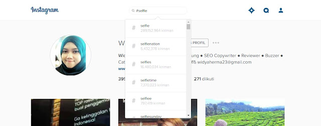 Fakta Jumlah Hastag Selfie di Instagram