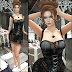 Daju Boutique & MH Unique - Rachel Earrings/Necklace & Queen Dress Black Lace