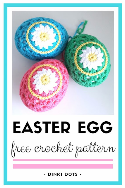 Use this free pattern to create cute and colourful crochet easter eggs. Multi-coloured or daisy patterned, these will look great as part of your easter decorations!
