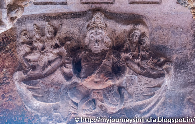 Badami Caves Garuda