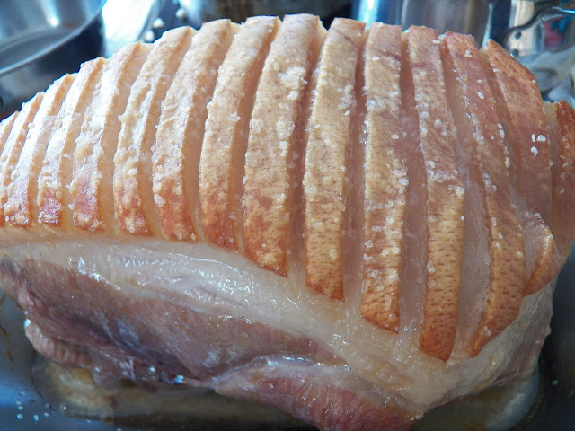 Flæskesteg med svær (Pork Roast with Crackling)