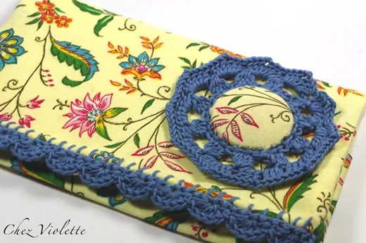 Floral Checkbook Lace by Chez Violette