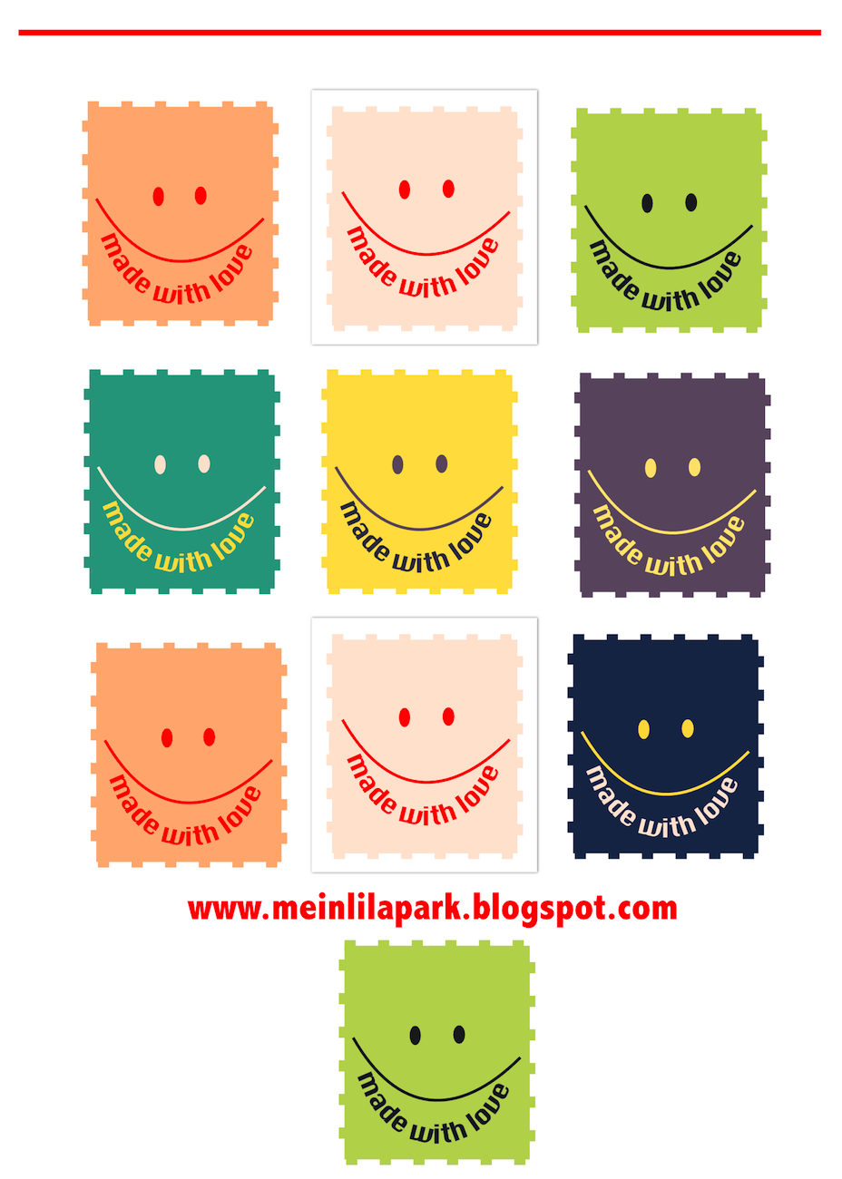 Free Digital And Printable Made With Love s Ausdruckbare Made With Love Etiketten Freebie