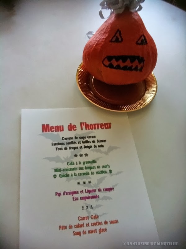 La Cuisine de Myrtille Idées pour un menu d'Halloween