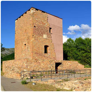 Torre de los Tovar en Boca de Huérgano, en León. Castilla y León.