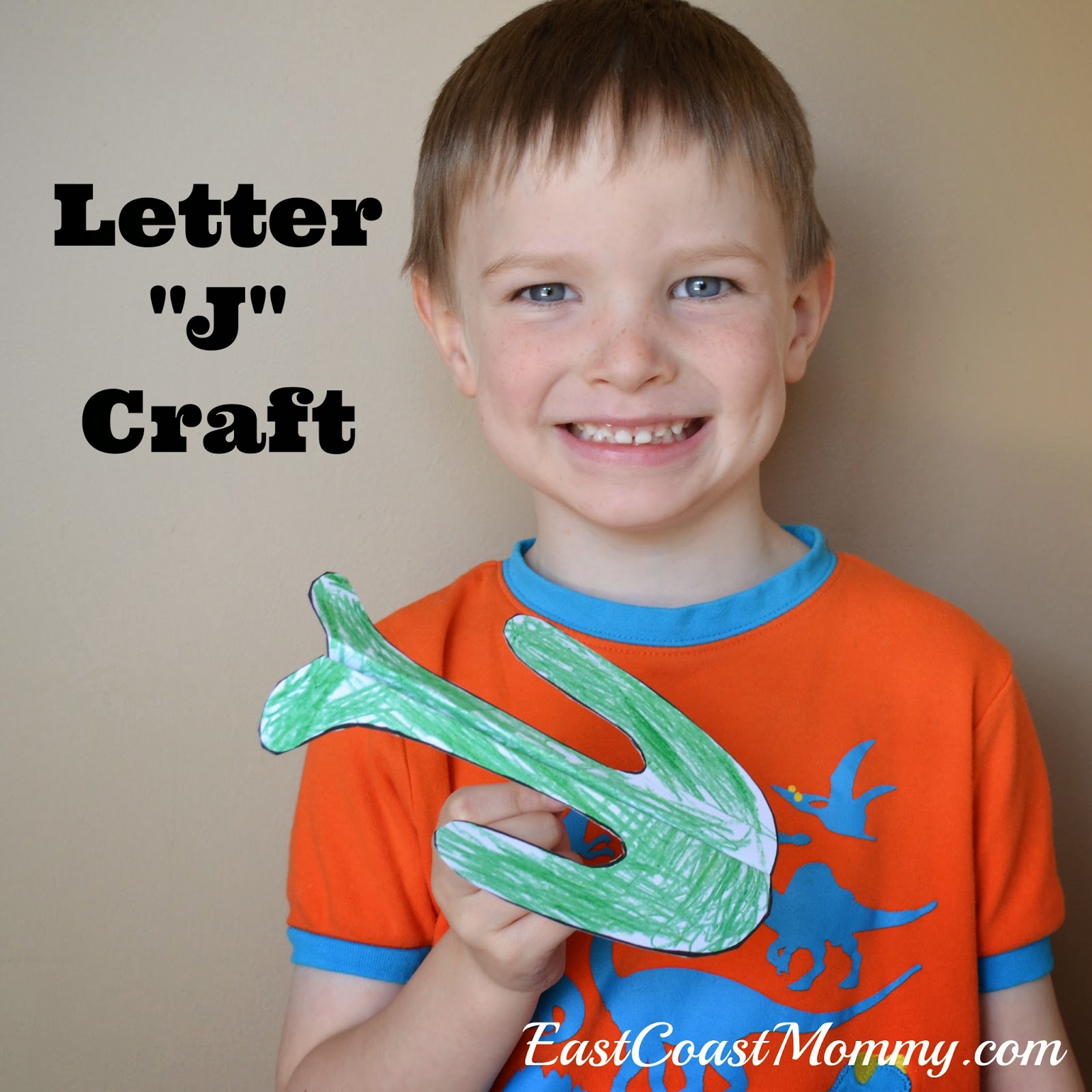 Letter J Craft Template
