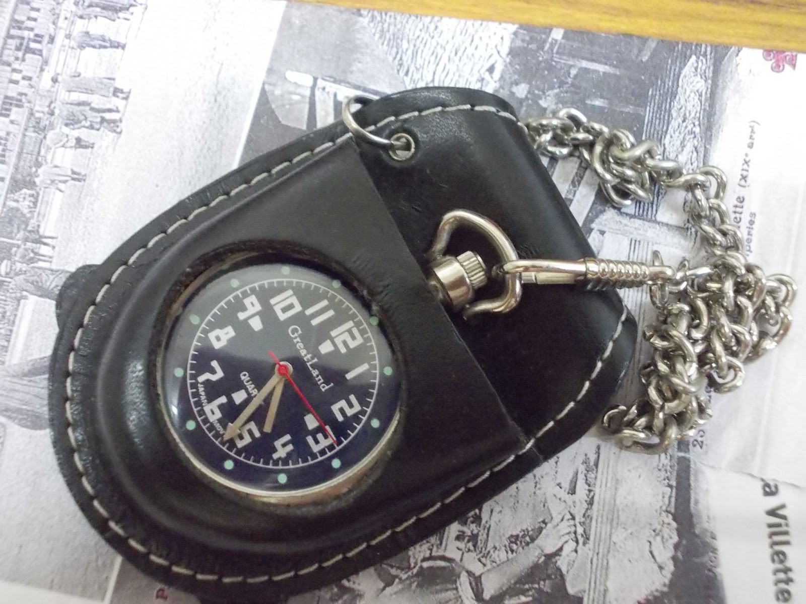 modern pocket watch