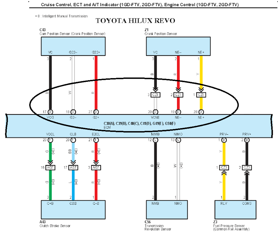 Toyota Hilux Revo Wiring Engine Hilux Revo Crank Position Sensor | My