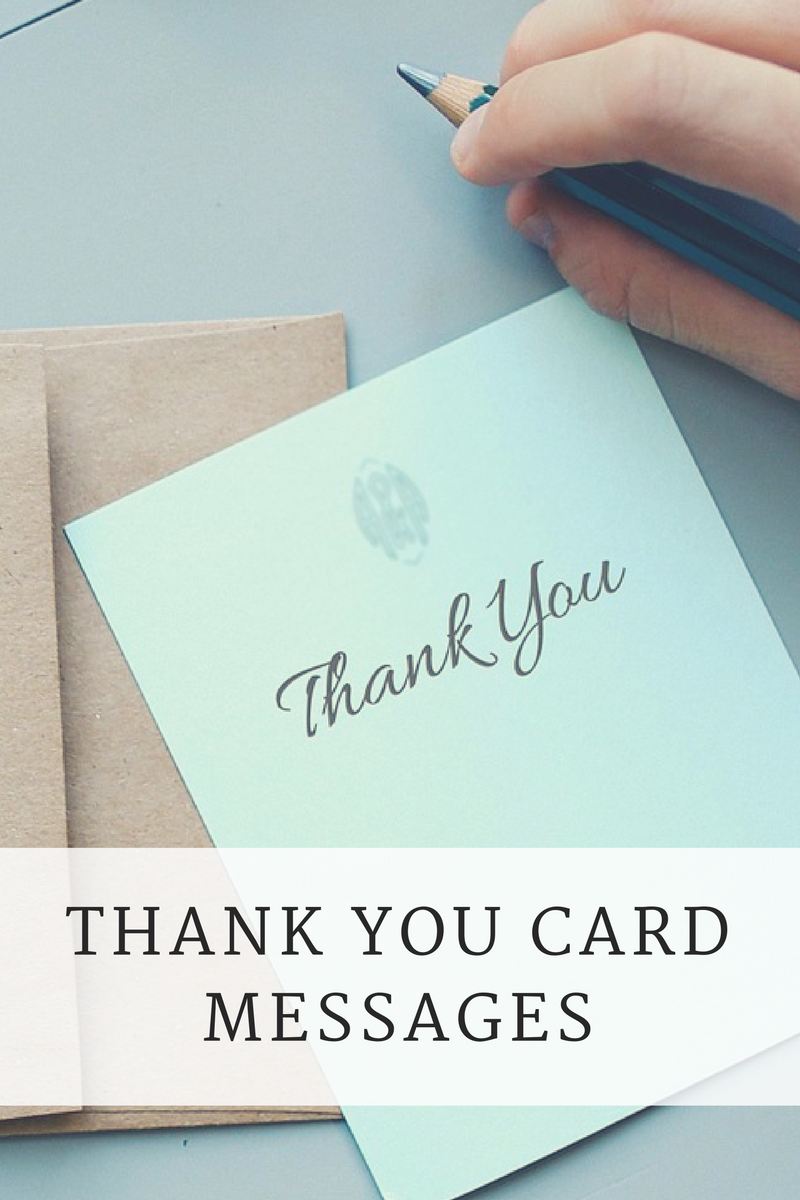 Best Thank You Card Messages