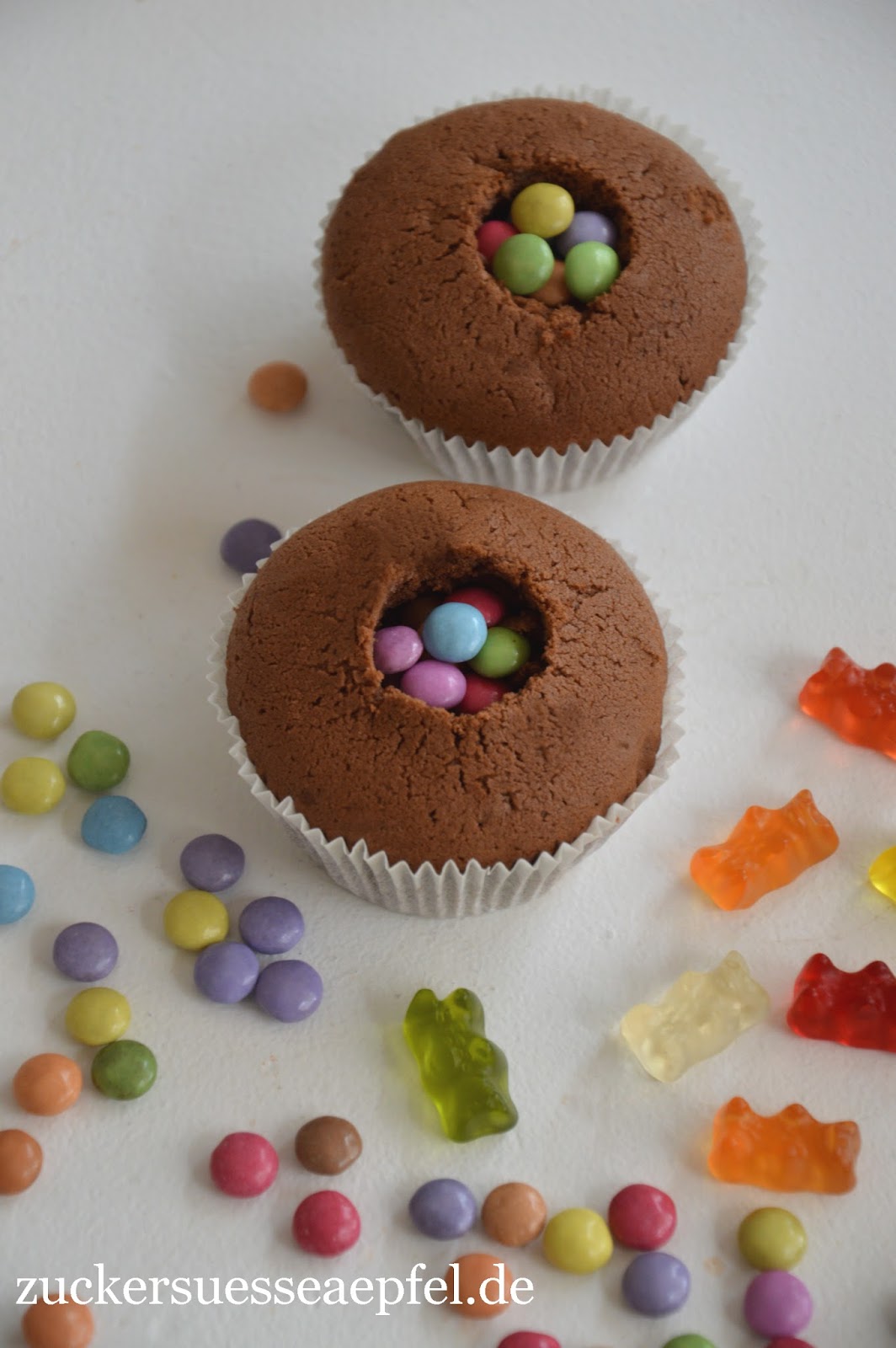 Leckere Überraschungs Cupcakes für Kinder | ♥ Zuckersüße Äpfel ...