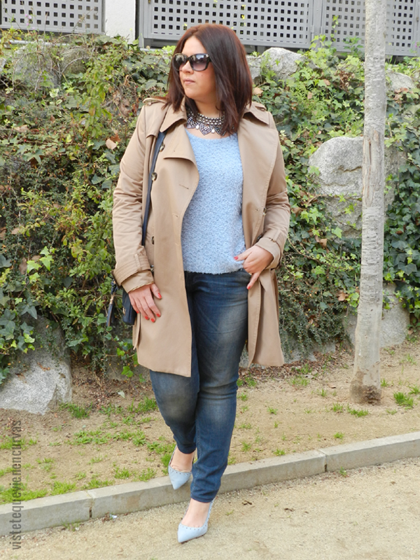 AZUL CELESTE · Outfit | Vístete que vienen curvas