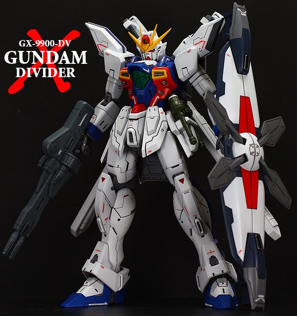 Custom Build: MG 1/100 Gundam X Divider "conversion"