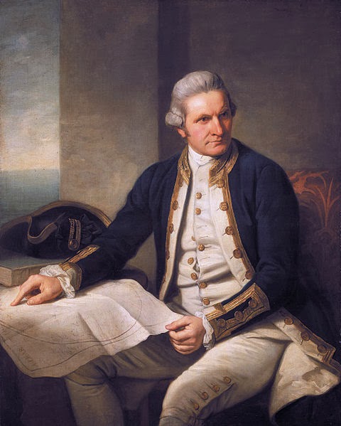 Portrait of James Cook by Nathaniel Dance-Holland, 1776