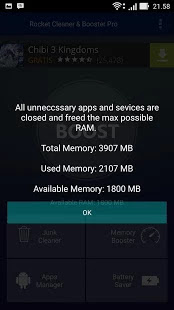 Rocket Cleaner & Booster PRO Apk v1.1.7 For Android Rocket Cleaner & Booster PRO Apk v1.1.7 For Android