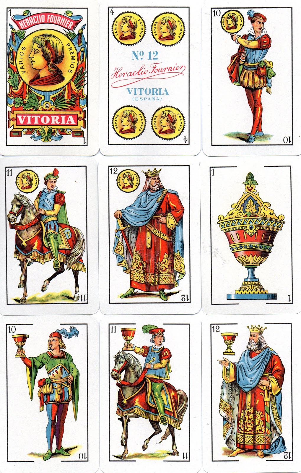 naipcollectionutrera: BARAJA DE CARTAS: "Nº 12"