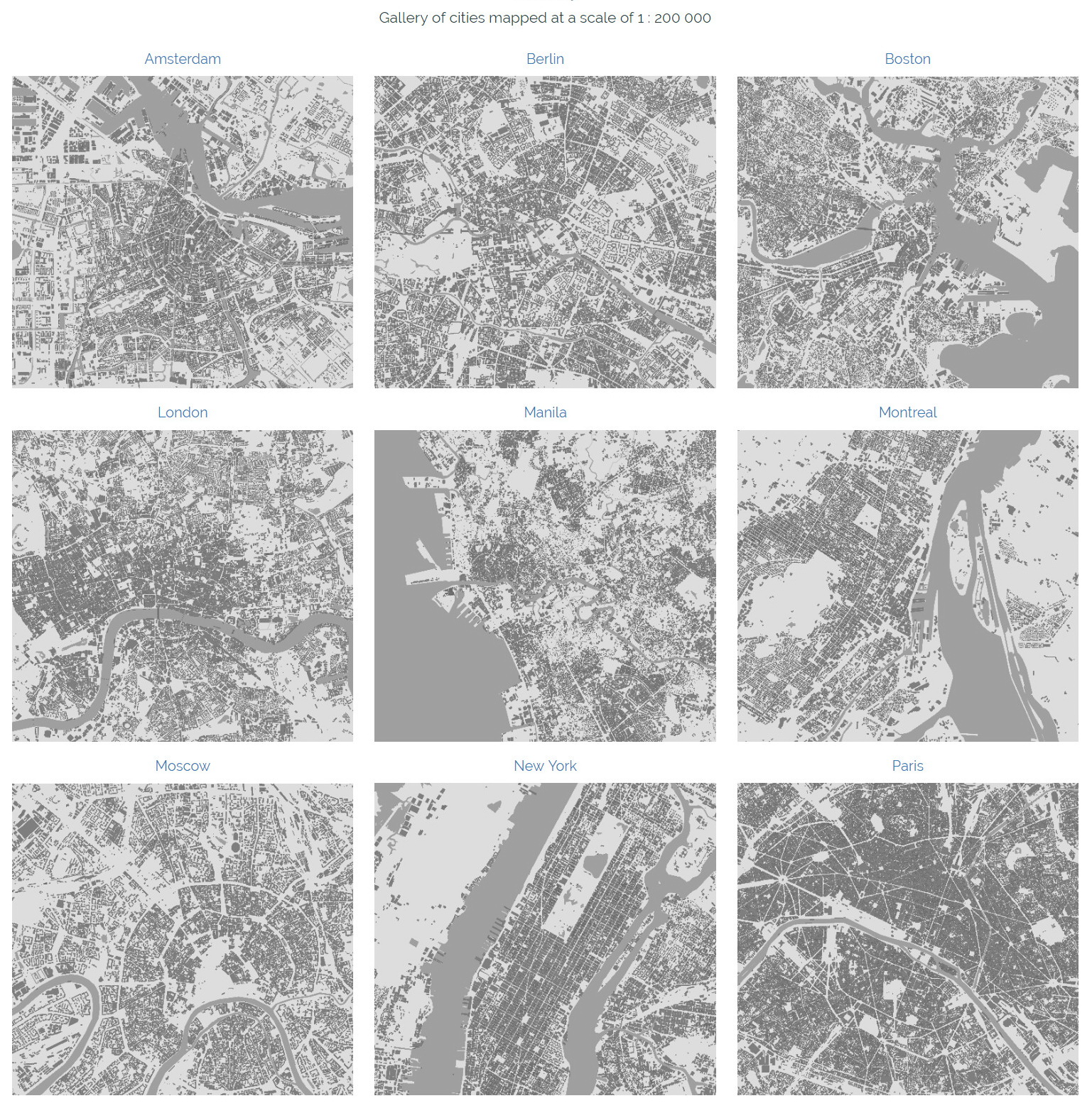 Urban Fabric Map