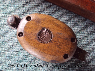 Eclectic Red Barn: Pulley after being oiled