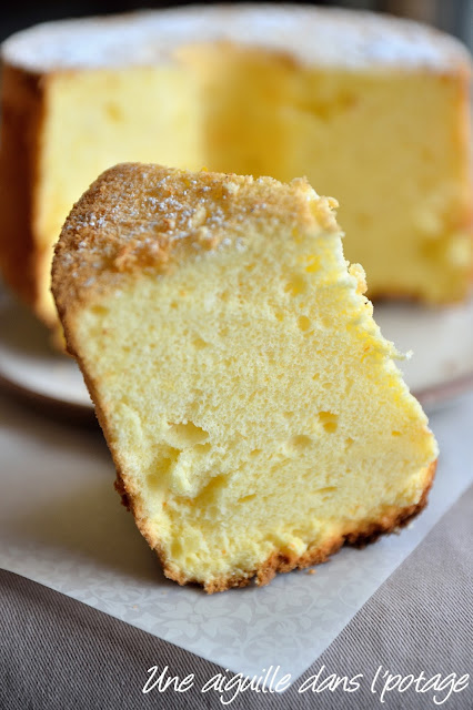 Chiffon cake à la clémentine