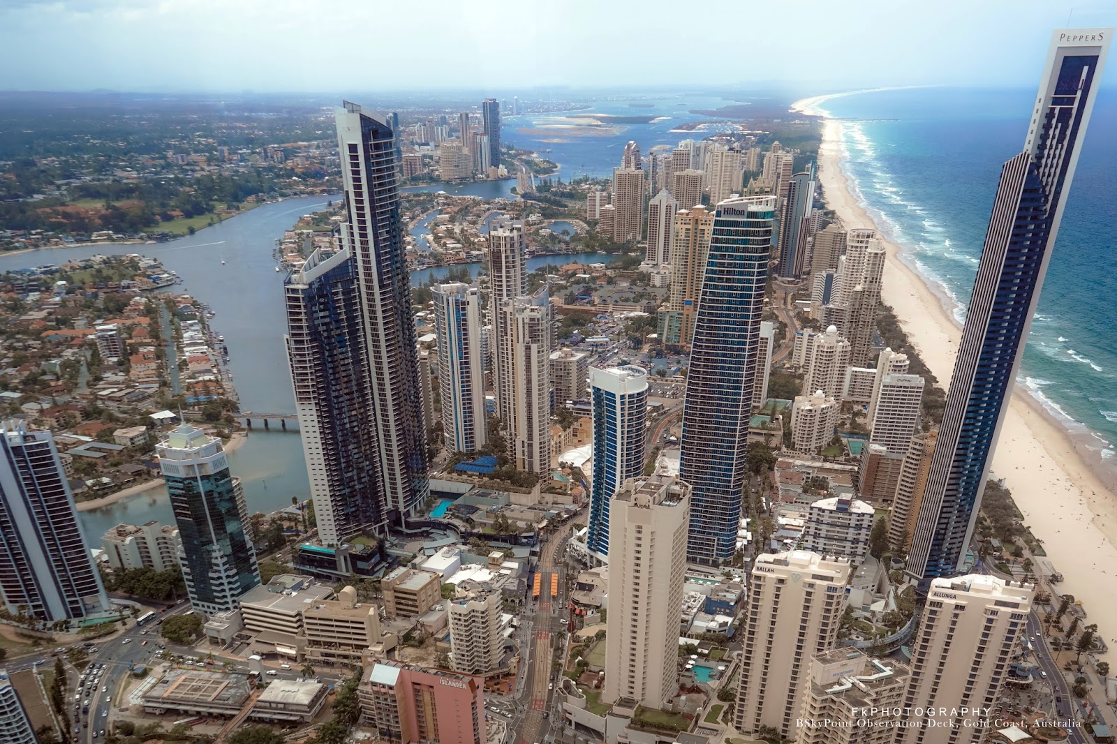 fkphotography Gold Coast from top of SkyPoint Observation Deck, Queensland, Australia