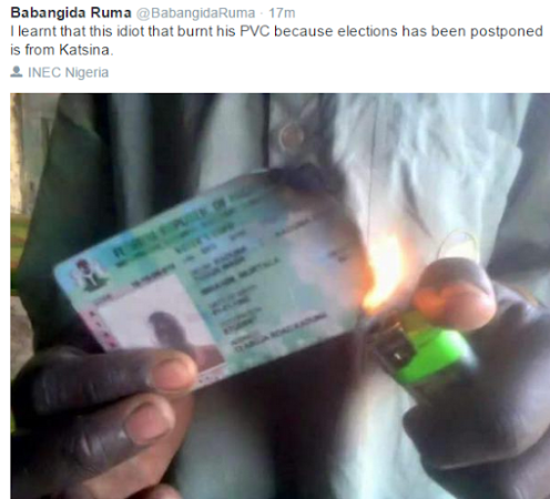 3 See what this person did to his PVC after election postponement
