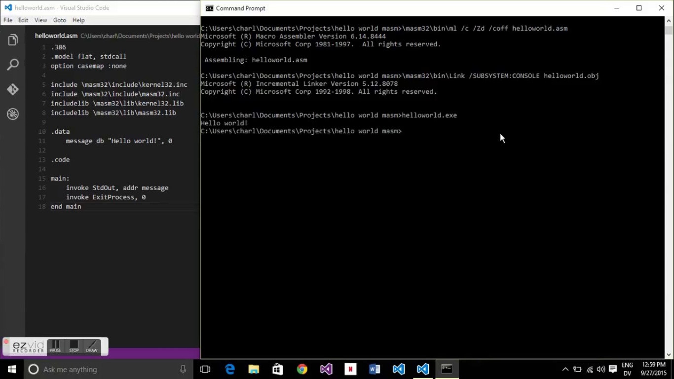 How To Code And Run Assembly Language On Windows ~ Crackerwap - Base Of ...