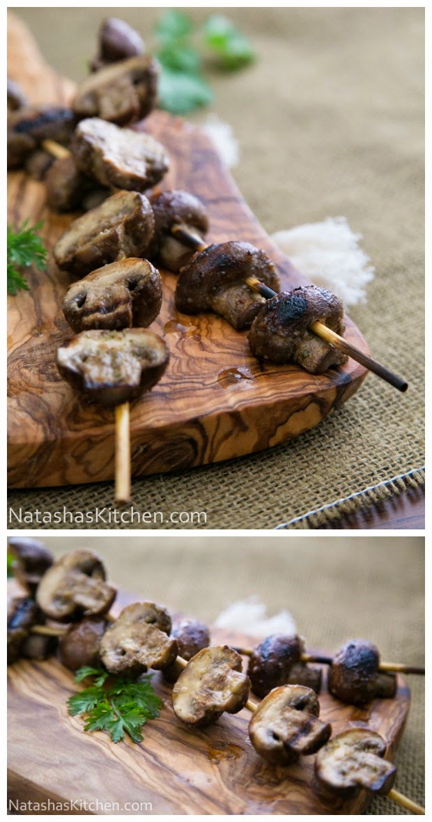 Grilled Mushroom Skewers Easy Kitchen 4 All