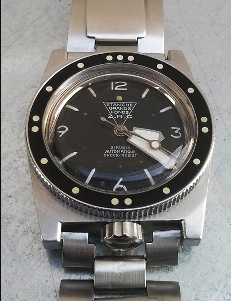 Bracelet De Montre Vintage ZRC Racing - Acier Inoxydable, Largeur 18 Mm - Style Sport Suisse - Neuf Sans Étiquette