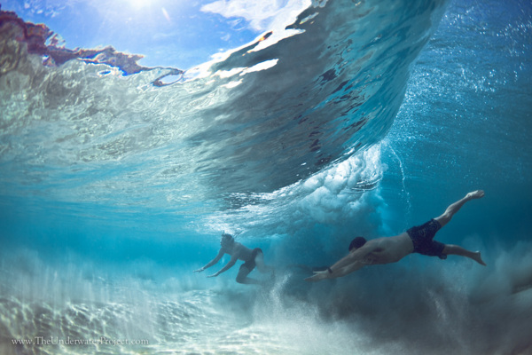 Increíbles e imperdibles fotos bajo el agua en el mar.