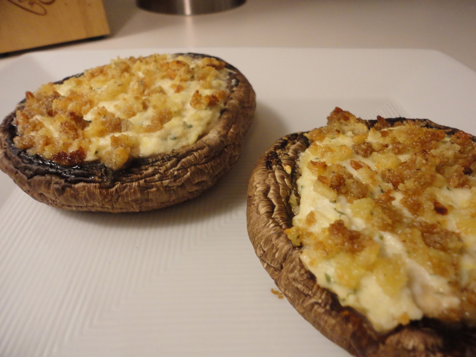 A Pirate's Journey in the Kitchen CrabStuffed Portobello Mushrooms