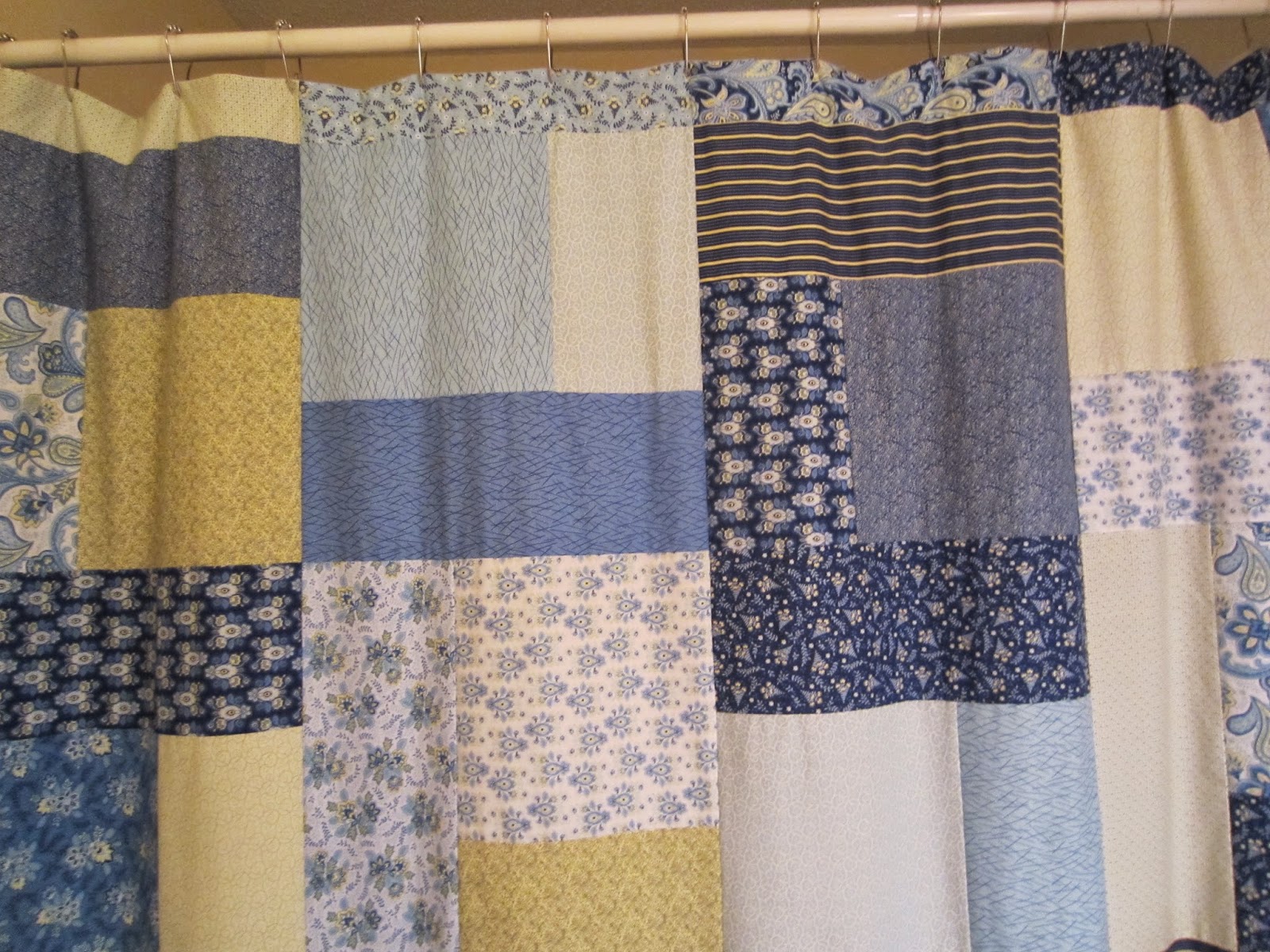 My Patchwork Quilt FROM A QUILT TOP TO A SHOWER CURTAIN
