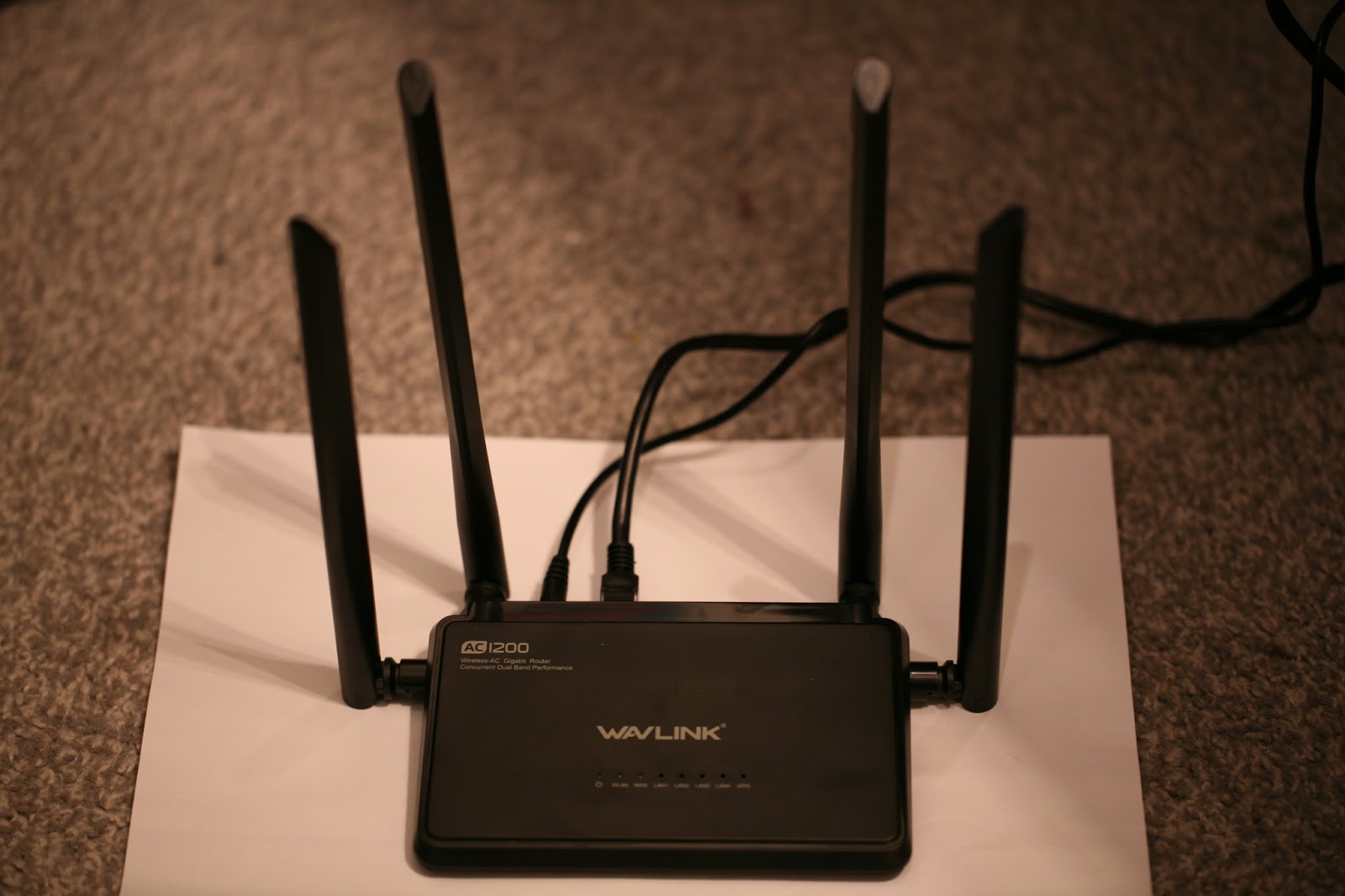 Wavlink AC1200 Dual Band 2.4GHz 300Mbps + 5GHz 867Mbps Wireless Router