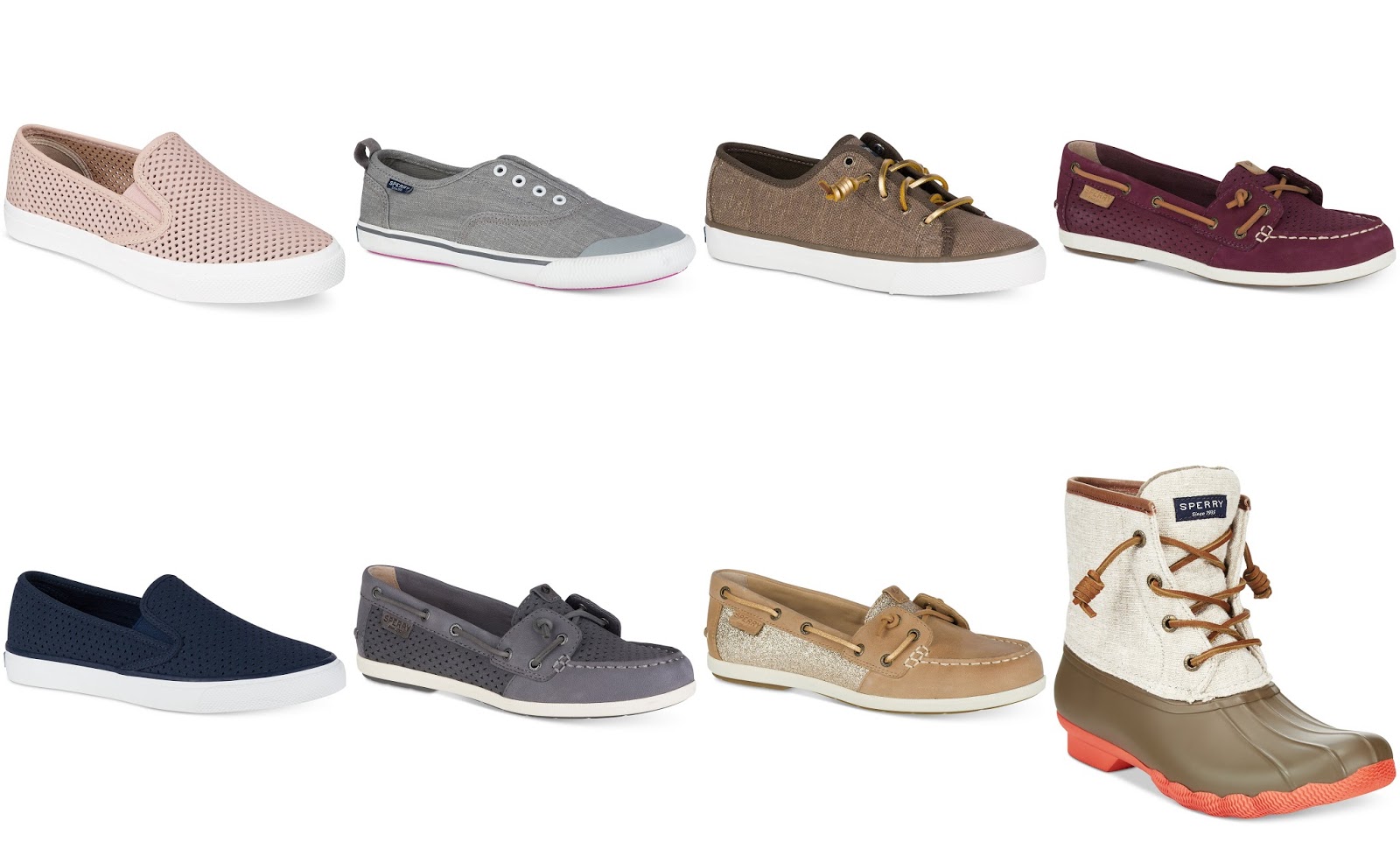 Sign Up! FREE Monthly Samples from Pillsbury + Up to $250 in Coupons Sperry Top-Sider is considered the trailblazer in designing slip-free boat shoes. It also offers apparel for men, women, and kids, as well as accessories such as umbrellas, shave kits, and bags. Customers like the classy designs of products and their economical prices.