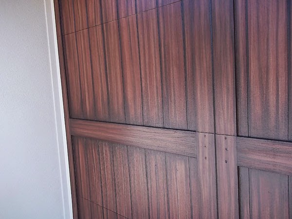 2017 08 10 Everything I Create Paint Garage Doors To Look Like Wood As Always The Last Step I Take In Painting A Garage Door To Look Like Wood Is Ly An Acrylic Clear Coat For Protection And Preformace Of Paint Job