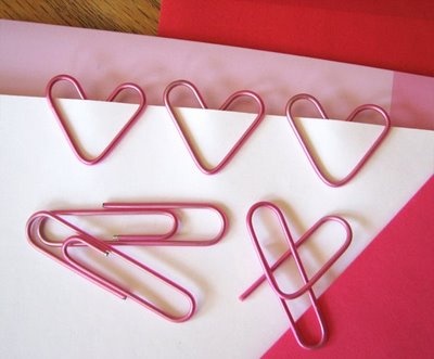 valentine's day heart paper clips, crafty ideas, budget