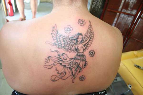 angel woman tattoo angel woman tattoo