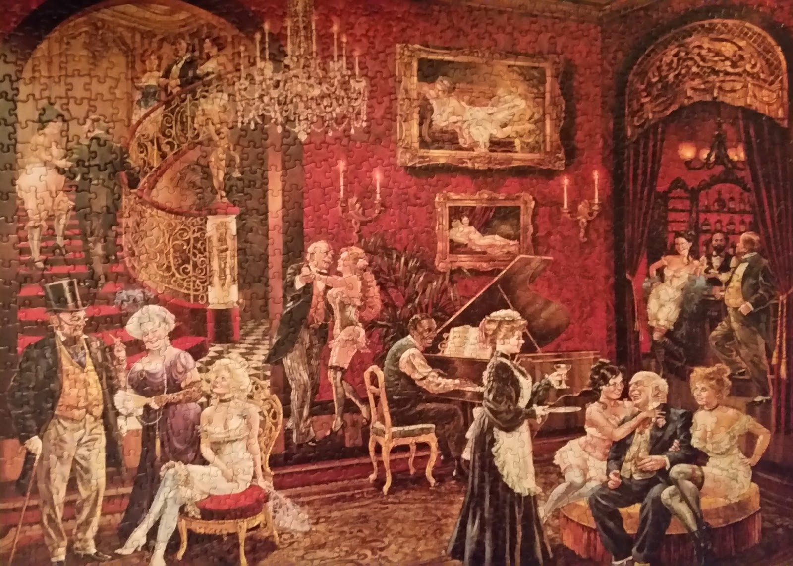 A Simple Life - In The South: ~ Jigsaw Puzzles completed 2016