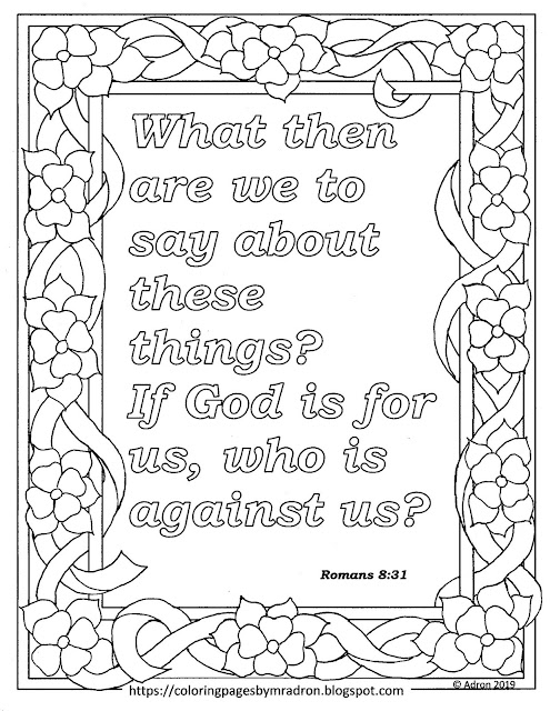 Coloring Pages For Kids By Mr Adron Free Romans 8 31 Print And Color coloring-pages-for-kids-by-mr-adron-free-romans-8-31-print-and-color