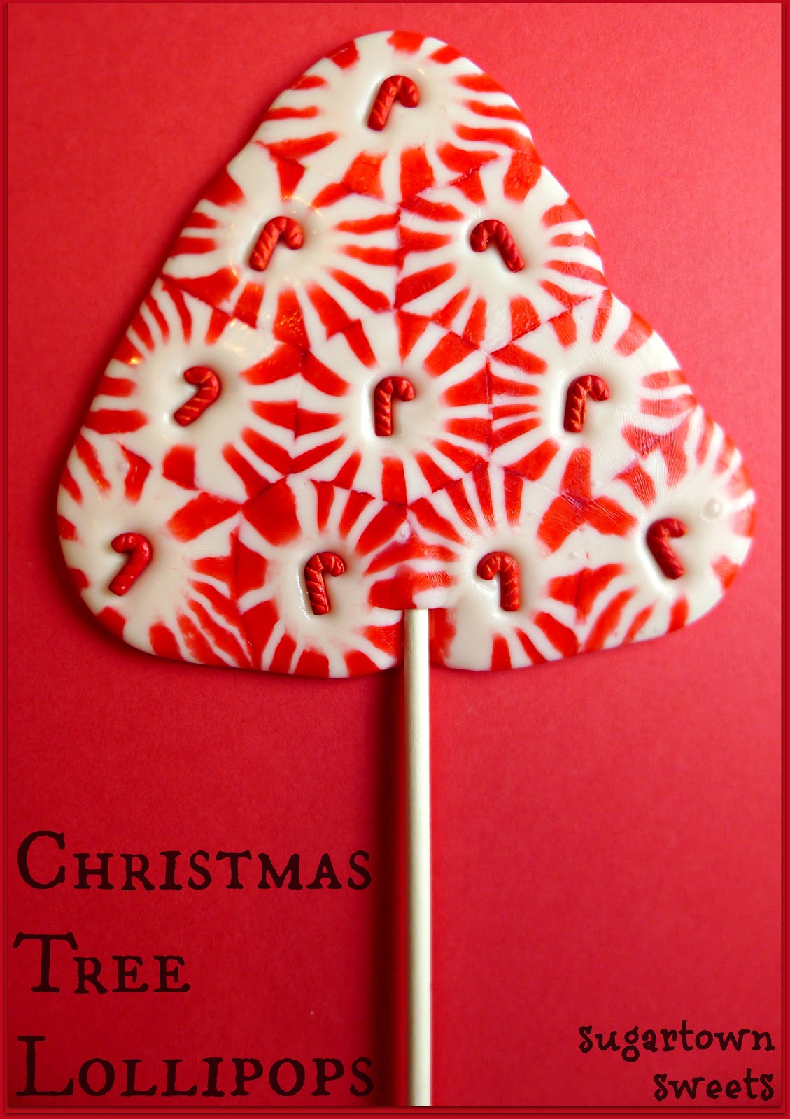 Sugartown Sweets Christmas Tree Lollipops!