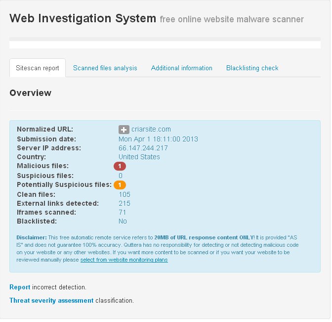 Quttera web security blog: Suspicious icon file containing signs of ...