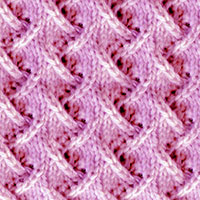 Zig Zag Lace Stitch in the round. The pattern is extremely simple to memorize and do!