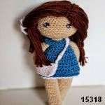 patron gratis muñeca amigurumi, free pattern amigurumi doll