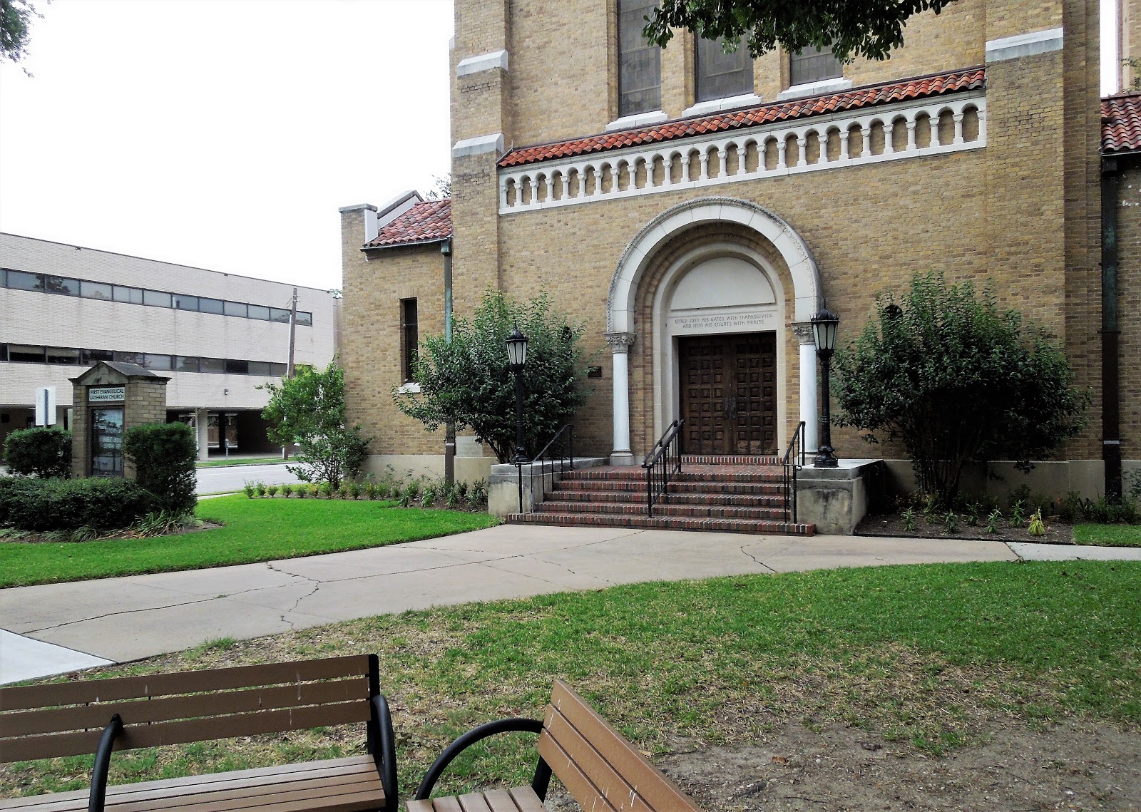 Houston in Pics First Evangelical Lutheran Church at HCC