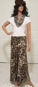 Animal Print Maxi with golden swirls