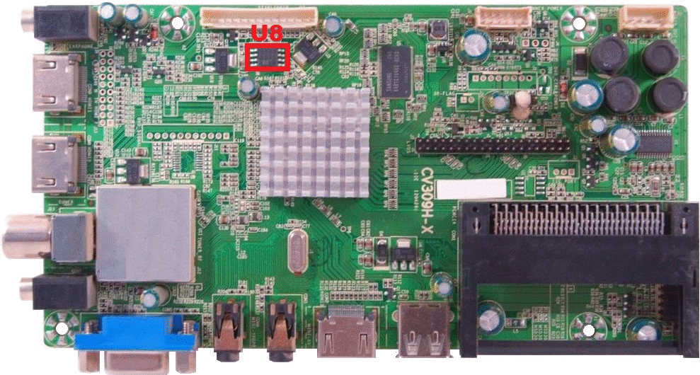 MEMORY DUMP TV CONTINENTAL EDISON CEDLED32HD5