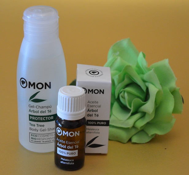 El Aceite Esencial de Árbol del Té de MON – para la piel y el cabello, Cosmética en acción